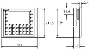 !!!!!!!SIEMENS+177系列面板(6AV6 642)+安装方式4
